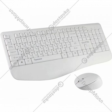 Клавиатура+мышь «Qumo» Space, K57/M75, Белый