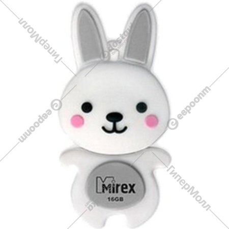 USB-накопитель «Mirex» 16GB, 13600-KIDRBG16, rabbit grey
