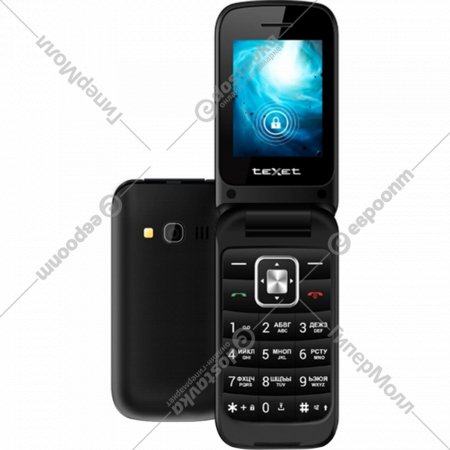 Мобильный телефон «Texet» TM-422 + ЗУ WC-111, Anthracite