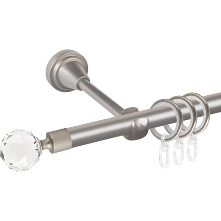 Карниз «АС Форос» Grace, D16Г, Сатин, Кристалл, 1.4 м