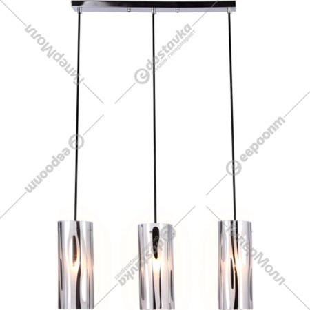 Подвесной светильник «Ambrella light» TR3590/3 CH/SM, хром/дымчатый