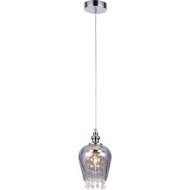 Подвесной светильник «Ambrella light» TR3609 CH/SM, хром/дымчатый