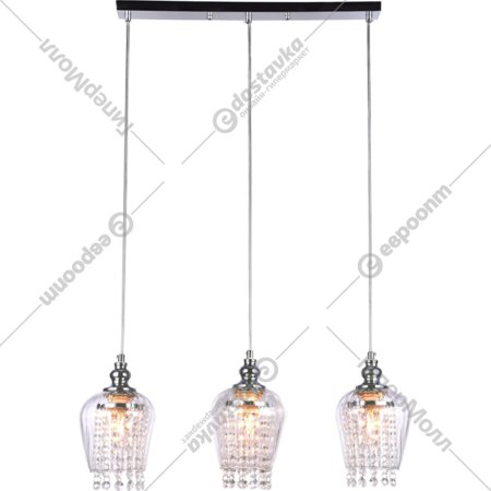 Подвесной светильник «Ambrella light» TR3612/3 CH/CL, хром/прозрачный