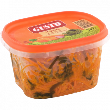 Салат «Gusto» морковь пикантная с морской капустой, 350 г