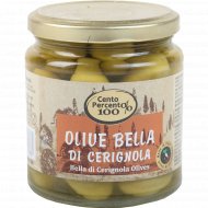 Оливки «Cento Percento» Ла Белла Ди Чериньола, 300 г