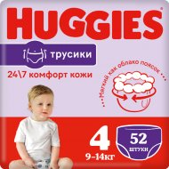 Трусики-подгузники «Huggies» размер 4, 7-14 кг, 52 шт