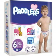 Детские подгузники «Paddlers» Jumbo pack, extra large, 15-30 кг, 38 шт