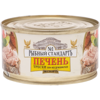 

Печень трески"РЫБ.СТАНДАРТ"(по-мурм)185г