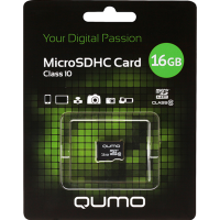 

Карта памяти"QUMO"(QM16GMICSDHC10U1)