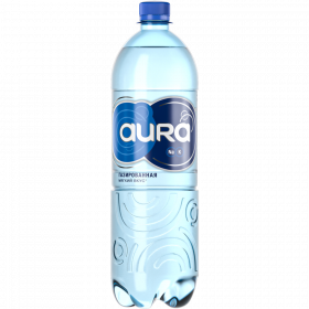 Вода пи­тье­вая «Aura» га­зи­ро­ван­ная, 0.5 л