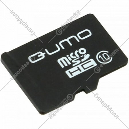 Карта памяти «Qumo» MicroSDHC, 16GB, QM16GMICSDHC10NA