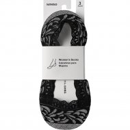Носки женские «Miniso» Petal Lace No-Show, серный, 2010262714100, 3 пары