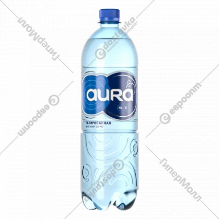 Вода питьевая «Aura» газированная, 1 л