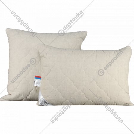 Подушка для сна «AlViTek» Лен 50x68, ПЛН-050