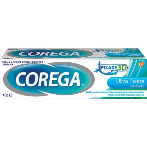 Фиксирующий крем для зубных протезов «Corega» Extra strong, 40 г