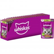 Корм для кошек «Whiskas» паштет с уткой, 24х75 г