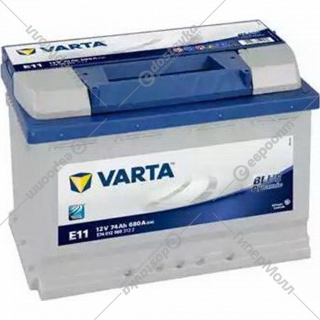 Аккумулятор «Varta» Blue Dynamik ,74 Ач