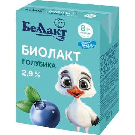 Продукт кисломолочный «Биолакт» голубика, 2.9%, 210 г
