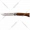 Нож туристический «Opinel» №8, 002022, нержавеющая сталь, орех