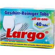 Таблетки для посудомоечной машины «Largo» 60115, All in, 40 шт