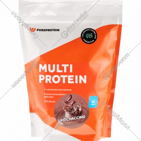 Протеин «PureProtein» мультикомплонентный, мокаччино, 600 г