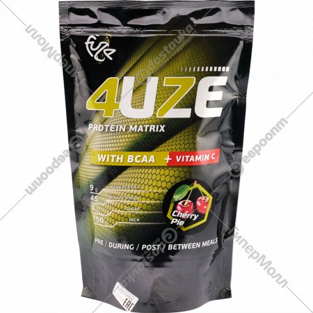 Протеин «PureProtein» Fuze + BCAA, вишневый пирог, 750 г
