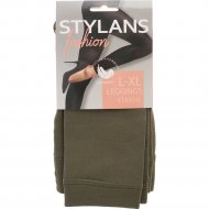 Леггинсы женские «Stylan's» зеленые, размер L-XL