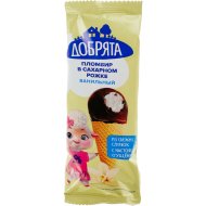 Мороженое «Добрята» ванильное в шоколадной глазури, 70 г