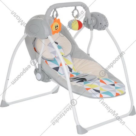 Качели для новорожденных «Pituso» Avila. Мозаика, ZX08A, серый