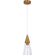 Подвесной светильник «Ambrella light» TR3666 BS/CL, латунь/прозрачный