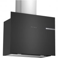 Кухонная вытяжка «Bosch» DWF65AJ60T, нержавеющая сталь/черный, 59 см