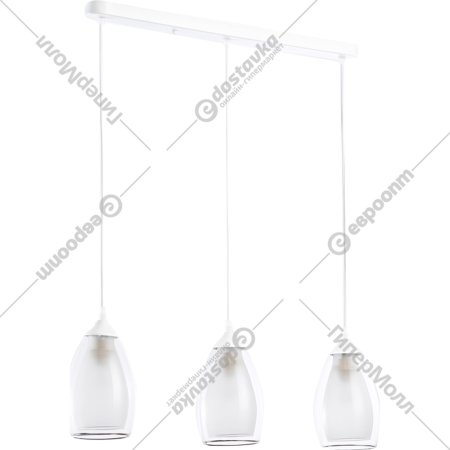 Подвесной светильник «Ambrella light» TR3536/3 WH/CL/FR, белый/прозрачный/белый