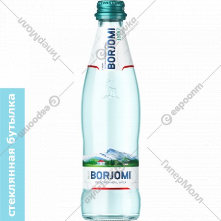 Вода минеральная «Borjomi» газированная, 0.33 л