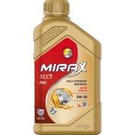 Масло моторное «Mirax» синтетическое, MX9 SAE 5W30 ACEA С3 АРI SN, 1 л