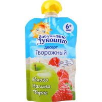 

Пюре"БАБУШКИНО ЛУКОШКО"(ябл/мал/тв) 90г