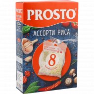Рис «Prosto» 4 вида, 4х2 шт, 500 г