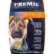 Корм для щенков и юниоров «Premil» Junior SuperPremium, 3 кг