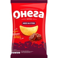 Чипсы картофельные «Онега» со вкусом мяса на углях, 120 г