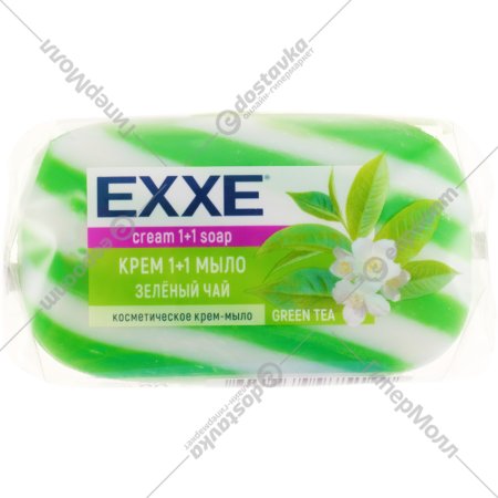 Крем-мыло «Exxe» 1+1, зеленый чай, 80 г