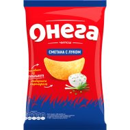 Чипсы картофельные «Онега» со вкусом сметаны и лука, 120 г