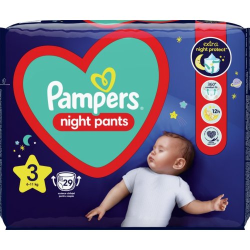 Подгузники-трусики «Pampers» Night Pants, размер 3, 6-11 кг, 29 шт