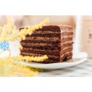 Торт «Кусочек счастья» медово-шоколадный, замороженный, 300 г, фасовка 0.3 - 0.3 кг