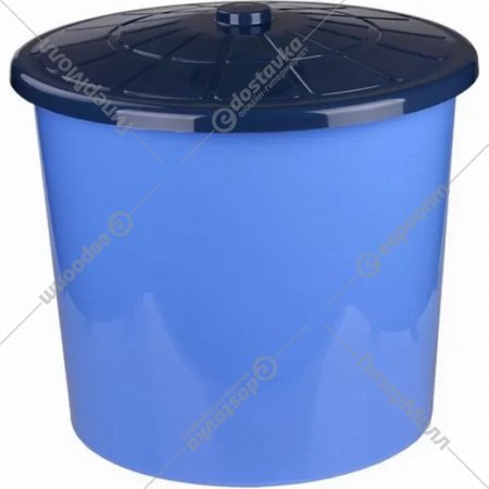 Бак для мусора «Альтернатива» М3466, синий, 75 л