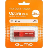 

USB Flash"QUMO"(QM16GUD-OP1-red)