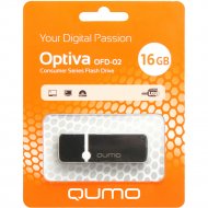 USB Flash «Qumo» Optiva 02 16GB 2.0, QM16GUD-OP2-black