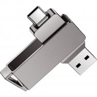 USB Flash «Usams» Type-C + USB 3.0 Rotatable, 128GB, ZB201UP01
