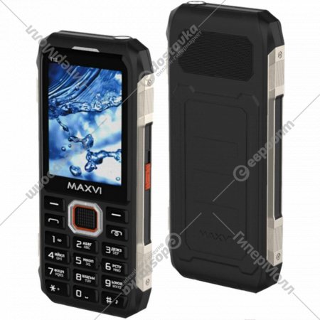 Мобильный телефон «Maxvi» T12, +ЗУ WC-111, Black
