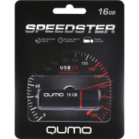 

USB Flash"QUMO"(QM16GUD3-SP-black)