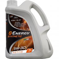 Масло моторное «G-Energy» Synthetic Active, 5W-30, 253142406, 5 л