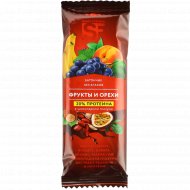 Глазированный батончик «Smart formula» фрукты, орехи и протеин, 40 г